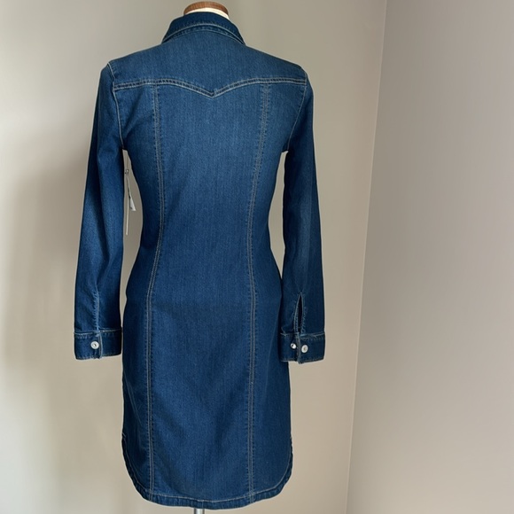 Inc Denim buttoned dress stretch - Picture 2 of 8